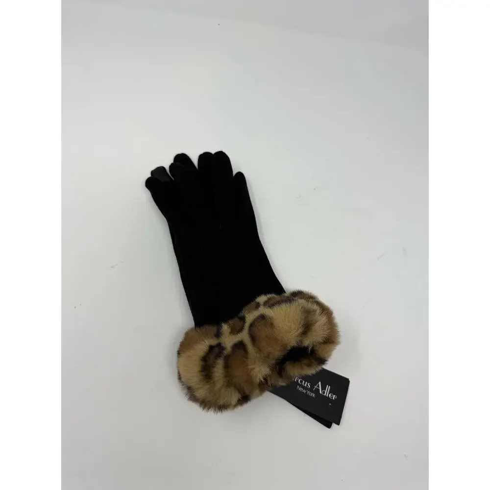 Marcus Alder Women's Black Animal Print Glove One Size